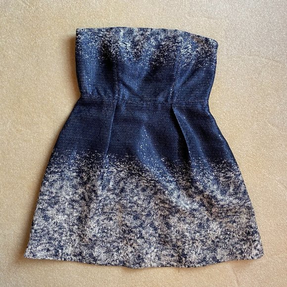 Banana Republic Sequin Ombre Strapless Dress - Picture 2 of 6